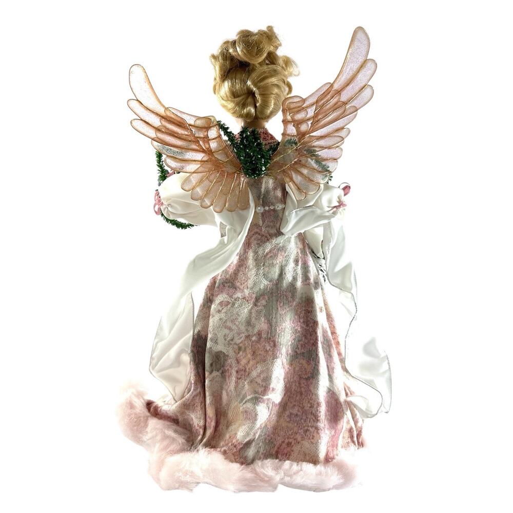 Vintage 1997 House of Lloyd Crystal Nicole 17” Angel Christmas Tree Topper Box - Picture 6 of 10